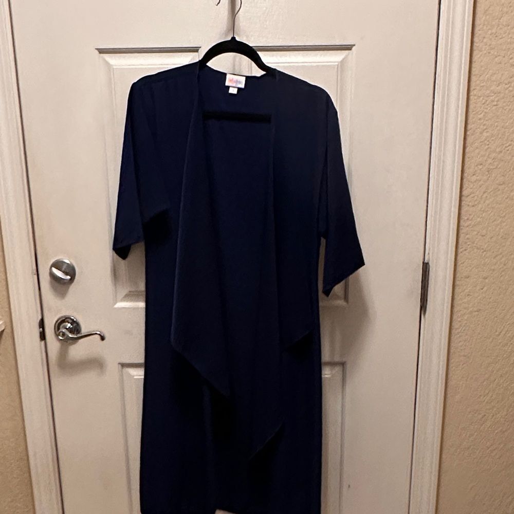 LuLaRoe Navy Blue Women's Shirley Kimono